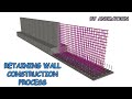 Retaining Wall Construction Process By Animation