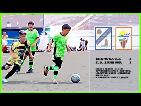 CHIPIONA C.F. - C.D. ZONA SUR JEREZ   23/24. 28/10/23 - ALEVIN