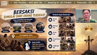 Download lagu Doa Coram Deo's Live broadcast - 19 September 2026 (Part 2) mp3