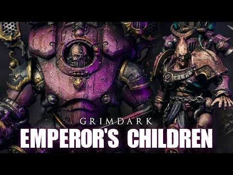 Paint EMPEROR'S CHILDREN | Easy Champions of Slaanesh Color Recipe | Warhammer 40000