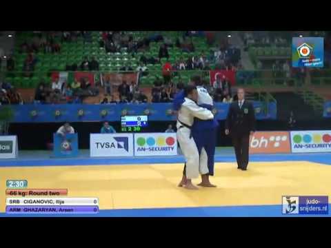 Judo 2013 European Championships Juniors: Ciganovic (SRB) - Ghazaryan (ARM) [-66kg]