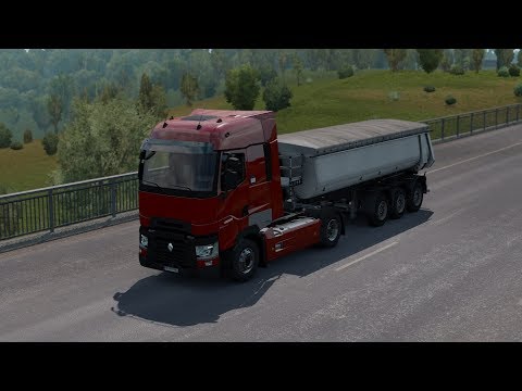 ETS2 1.36 - Renault T Range 440 - Trip: Paris - Le Mans