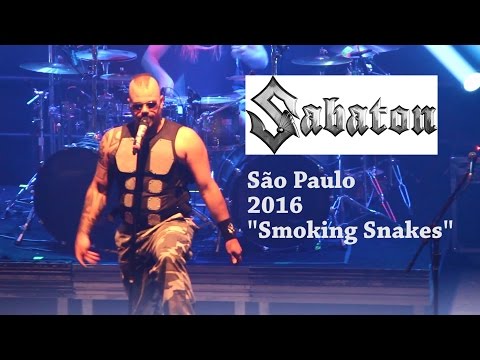 Sabaton in São Paulo 2016 - Smoking Snakes