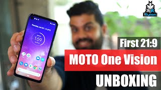 Motorola One Vision Unboxing, Punch Hole Camera, 21:9