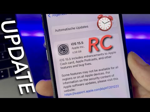 iOS 15.5 RC Release Candidate its draußen - Was ist neu? Wann kommt 15.5 für Alle ? APPLE UPDATE
