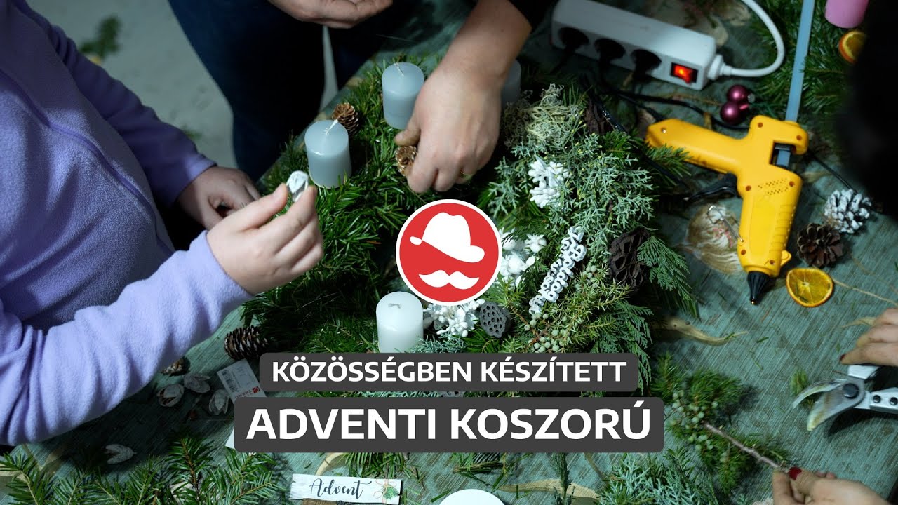 Ahol közösségi élmény az adventikoszorú-készítés