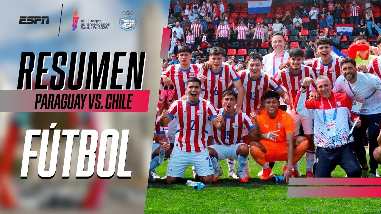 AGÓNICA VICTORIA DE PARAGUAY PARA JUGAR POR LA MEDALLA DORADA | Paraguay 1-0 Chile | RESUMEN