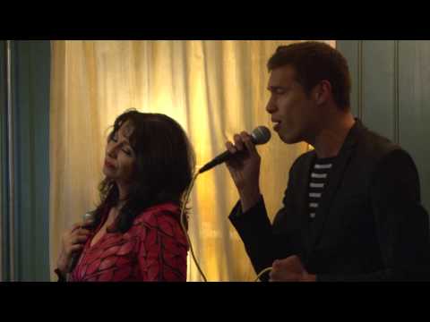 Laura Fygi en Sjors van der Panne bij Radio Beverwijk