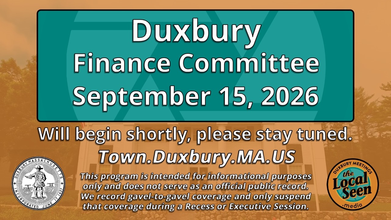 From the Finance Committee