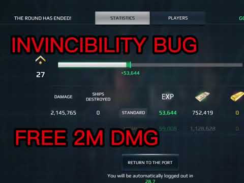 Modern Warships bug (Free 2mil damage)