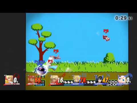 Rosalina & Luma, Mega Man, Shulk vs Cloud, Lucina, Jigglypuff in Sudden Death