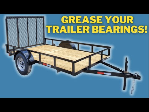 How to Repack Trailer Wheel Bearings with New Grease - Dump Trailers, Car Haulers, and More