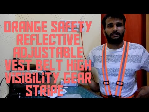 Reflective Multi Colour Cross Belt