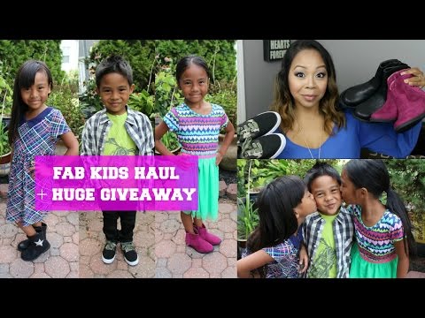 Back To School Haul with FAB KIDS + HUGE BTS GIVEAWAY! | MommyTipsByCole Video