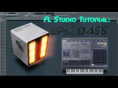 FL Studio Tutorial: How to make an EPIC BASS [German] - Electro House