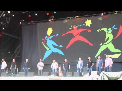 John Kanakanaka. Fisherman's Friends at Glastonbury 2011.