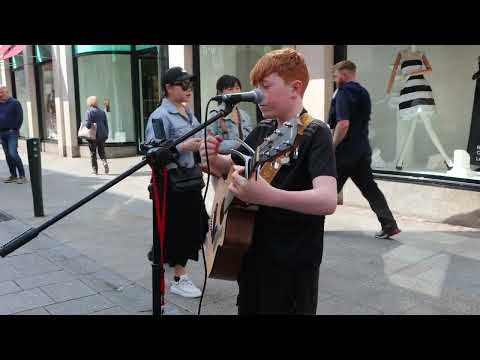 Fionn Whelan Fantastic Cover of Stand By Me by Seal Live from Grafton Street Dublin Magic Moments