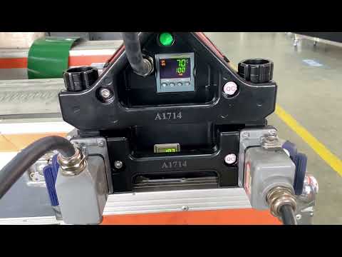 Operation Video 1   Belt Splicing Machine