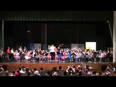 Sudderth Elementary 6th Grade Spring Band Concert, Monahans, Texas