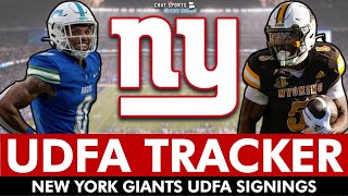 Giants UDFA Tracker: New York Giants SIGN These UDFAs After 2024 NFL Draft