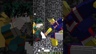 【Minecraft】デク最終形態vsオールマイト！！【僕のヒーローアカデミア】#shorts #shortvideo #anime