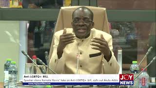 Speaker slams Kamala Harris’ take on Ghana’s Anti-LGBTQ+ bill, calls out President Akufo-Addo