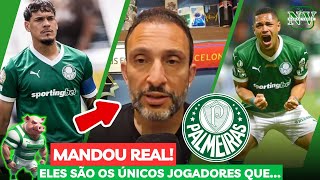 MANDOU REAL!⚠️ VSR SOBRE VÍTOR ROQUE E GUSTAVO GOMES NO PALMEIRAS ELES SIM TEM MUITA RAÇA!
