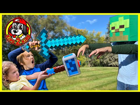 Kids Pretend - PLAY COMPILATION (MINECRAFT in Real Life, Ghostbusters, Dinosaurs & MORE!)