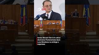 Surse: Nicușor Dan ia în calcul dizolvarea Parlamentului dacă Luca Niculescu nu 