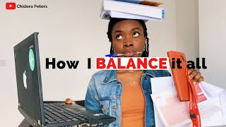 Full time study, 2 part-time jobs, Volunteering and Youtube | How I managed it all