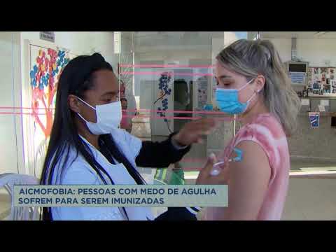 Pessoas com medo de agulha sofrem para receber vacina contra covid