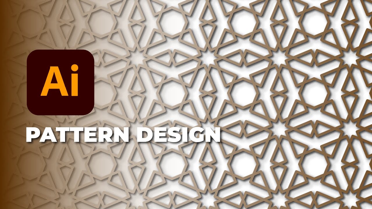 Islamic Geometric Pattern Design AdobeIllustrator tutorial