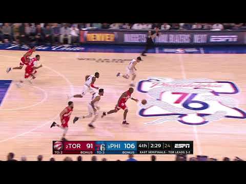 Jodie Meeks All Plays 05/09/19 Toronto Raptors vs Philadelphia 76ers Game 6 Highlights