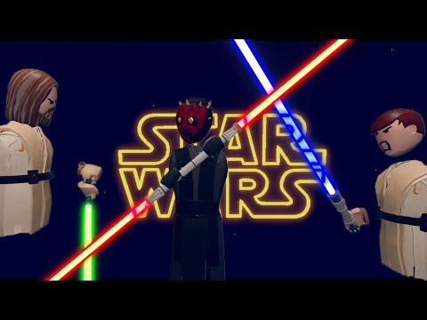 Obi Wan and Qui Gon vs Darth Maul (Remake) (Star Wars Fan Film)