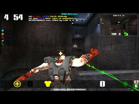 Quake 3 CPMA: EMS4 Q3Duel - k1llmaster vs Spart1e - Map2