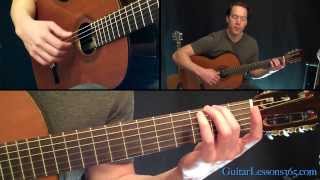 Classical Gas Guitar Lesson - Mason Williams - Part One