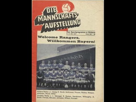 European Cup Winners Cup 1966 1967 Final Bayern München x Glasgow Rangers   1º HALF