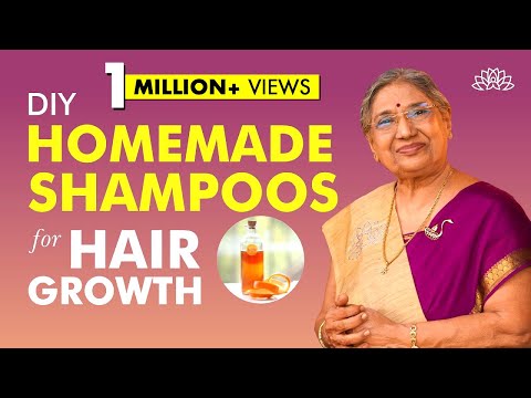 3 Natural Homemade Shampoos for Hair Fall, Dandruff, &...