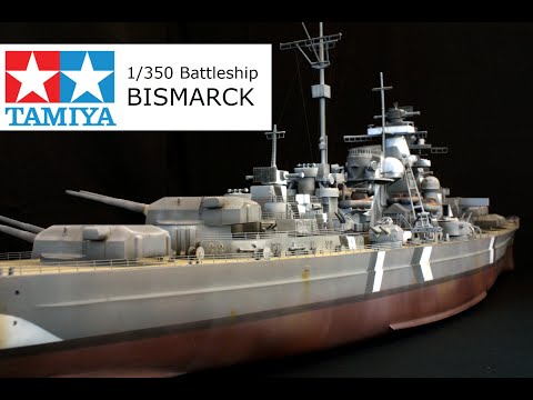 Tamiya 1/350 German Battleship Bismarck Build