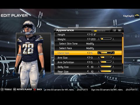 Madden NFL 15 Player Franchise Ep.1(Kay's Player Creation)