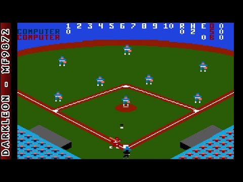Atari 7800 - RealSports Baseball © 1989 Atari - Gameplay