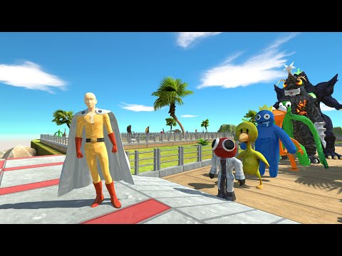 Saitama Fight Super Godzilla OASIS DEATH RUN - Animal Revolt Battle Simulator