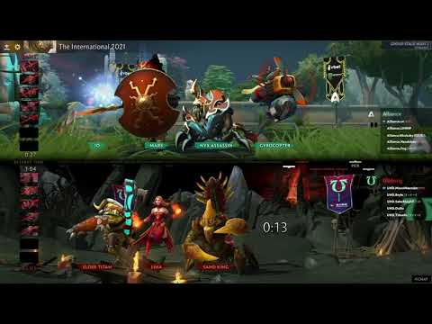 [EN] Undying vs Alliance - Dota 2 The International 2021 - Group Stage Day 3