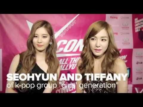 [HD] 140812 SNSD Tiffany & Seohyun Interview @ NBC News | KCON 2014