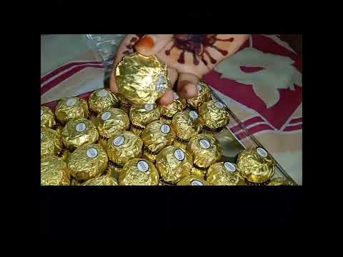 unboxing the chocolate FERRERO ROCHER one of the costliest chocolate in the world#ferrero #chocolate
