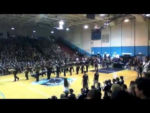 CRHS Fall Pep Rally 2012 BAND & CUDA STOMP