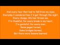 Carrie Underwood ~ Lessons Learned (Lyrics)