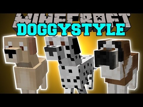 PopularMMOs - Minecraft: DOGGYSTYLE MOD (DOG BREEDS, DOG HOUSE, & MORE!) Mod Showcase