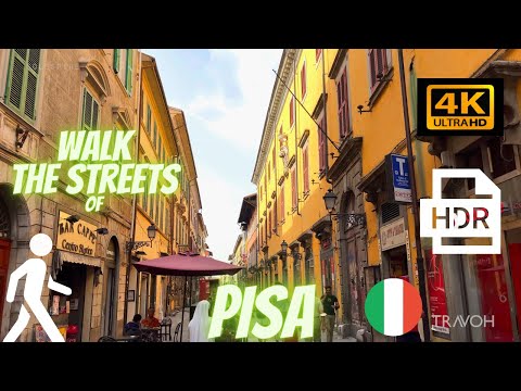 Pisa, Tuscany, Italy 🇮🇹 | Walking Tour | 4K HDR Ultra HD Travel Europe | iPhone 12 Pro Max | Culture