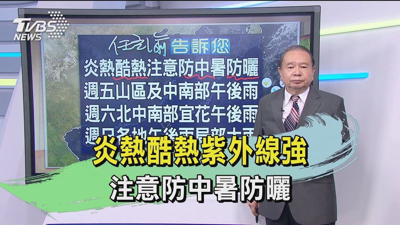 炎熱酷熱紫外線強　注意防中暑防曬